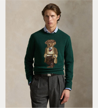 Polo Ralph Lauren Pullover with Bear Polo green