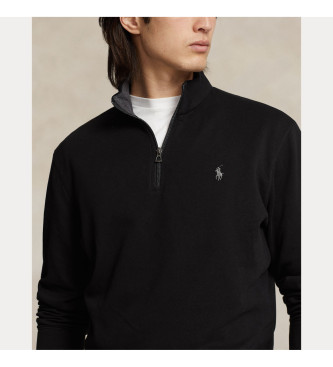 Polo Ralph Lauren Maglione nero con zip al collo