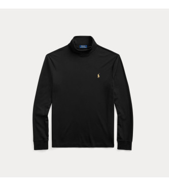 Polo Ralph Lauren Jersey de algodn con cuello vuelto negro