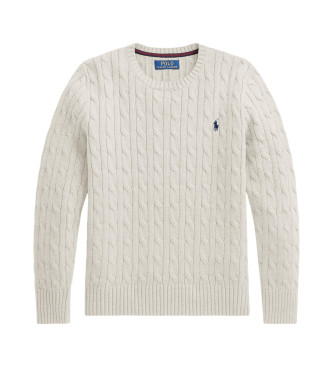 Polo Ralph Lauren Jersey de coton beige en jersey de coton cru