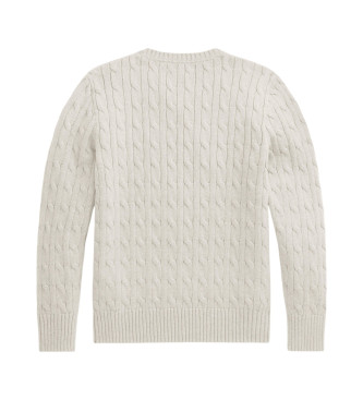 Polo Ralph Lauren Jersey de coton beige en jersey de coton cru