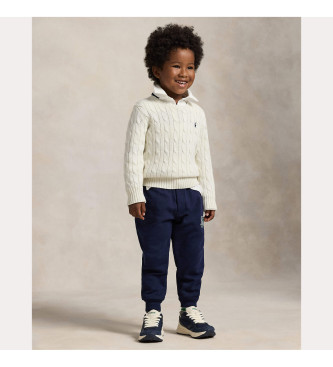 Polo Ralph Lauren Jersey de coton en jersey cru blanc