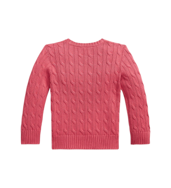 Polo Ralph Lauren Jersey de coton en jersey rouge �cru