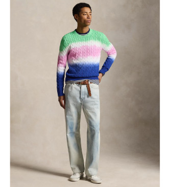 Polo Ralph Lauren Jersey di cotone tinto in capo multicolore