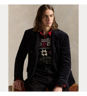 Polo Ralph Lauren Maglione in cashmere con fiocco di neve nero