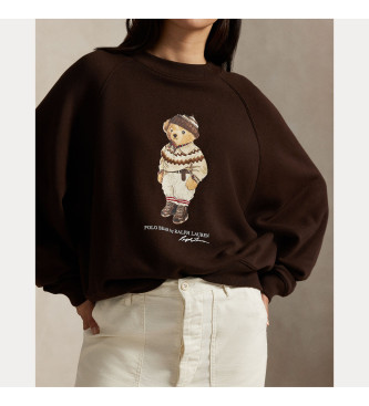 Polo Ralph Lauren Pulover iz flisa z rjavim medvedom Polo