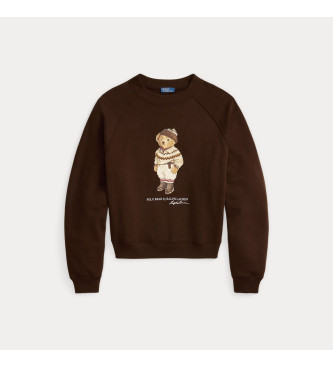 Polo Ralph Lauren Pulover iz flisa z rjavim medvedom Polo