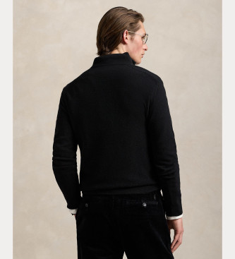 Polo Ralph Lauren Ulltrja med kort svart dragkedja
