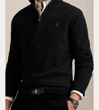 Polo Ralph Lauren Ulltrja med kort svart dragkedja