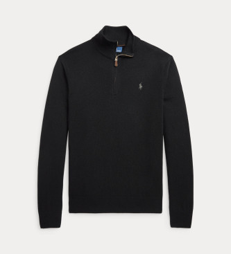 Polo Ralph Lauren Ulltrja med kort svart dragkedja