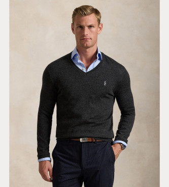 Polo Ralph Lauren Washable wool jumper Slim Fit grey