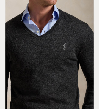 Polo Ralph Lauren Washable wool jumper Slim Fit grey