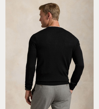 Polo Ralph Lauren Washable wool jumper Slim Fit black