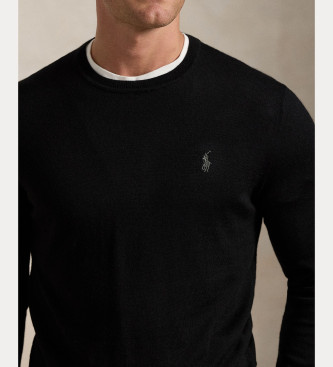 Polo Ralph Lauren Washable wool jumper Slim Fit black