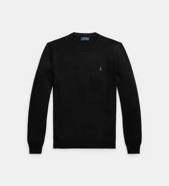 Polo Ralph Lauren Washable wool jumper Slim Fit black