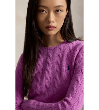 Polo Ralph Lauren Roza pulover iz volne in ka?mirja