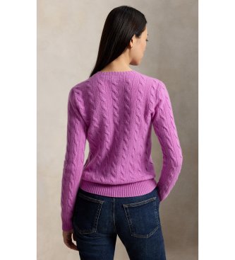 Polo Ralph Lauren Roza pulover iz volne in ka?mirja
