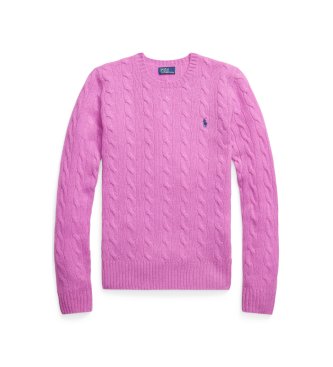 Polo Ralph Lauren Roza pulover iz volne in ka?mirja