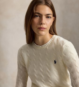 Polo Ralph Lauren Off-white wool and cashmere sweater