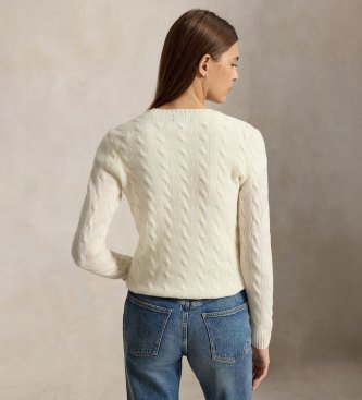 Polo Ralph Lauren Off-white wool and cashmere sweater