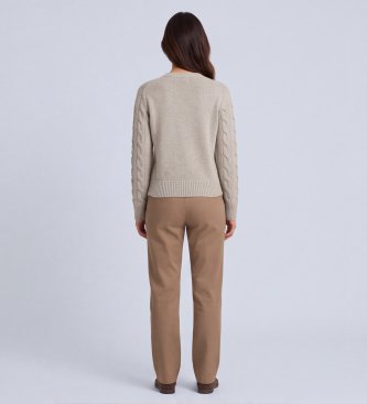 Polo Ralph Lauren Pullover aus Wolle und Kaschmir in Grau