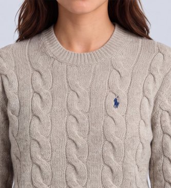 Polo Ralph Lauren Pullover aus Wolle und Kaschmir in Grau