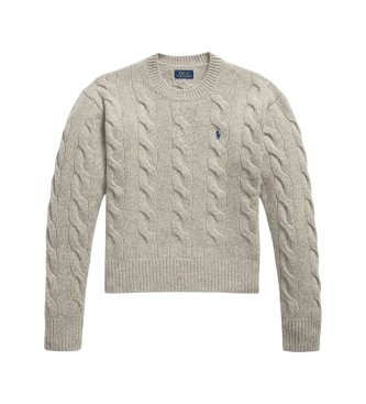 Polo Ralph Lauren Pullover aus Wolle und Kaschmir in Grau