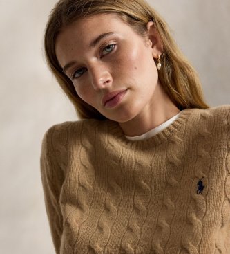 Polo Ralph Lauren Brown wool and cashmere jumper