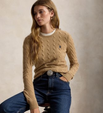 Polo Ralph Lauren Brown wool and cashmere jumper