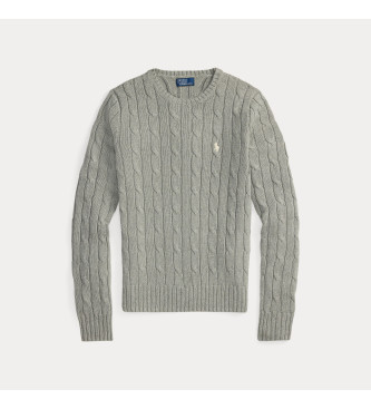 Polo Ralph Lauren Grey knotted jumper