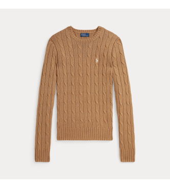 Polo Ralph Lauren Pull noué marron