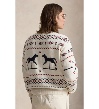 Polo Ralph Lauren Pull imprim� beige