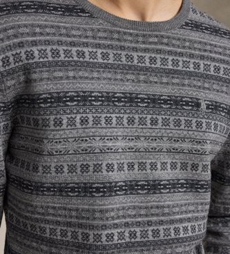 Polo Ralph Lauren Maglione Fair Isle in lana lavabile grigio
