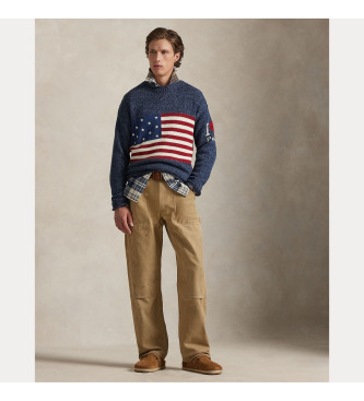Polo Ralph Lauren Jumper Heart Polo blue flag