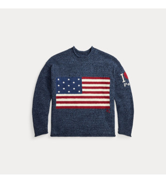 Polo Ralph Lauren Jumper Heart Polo blue flag