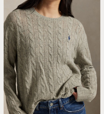 Polo Ralph Lauren Maglione leggero grigio in lana e cashmere