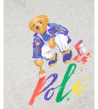 Polo Ralph Lauren Camisola com logtipo do urso cinzento