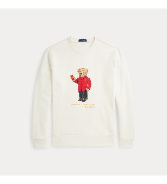 Polo Ralph Lauren Beżowy sweter polo Lunar New Year Bear