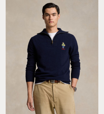 Polo Ralph Lauren Maglione merino blu scuro