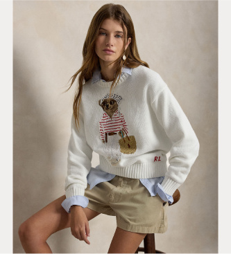 Polo Ralph Lauren Polo Bear tr�ja vit