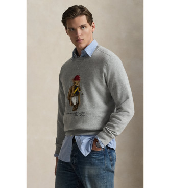 Polo Ralph Lauren Pull Polo Bear gris