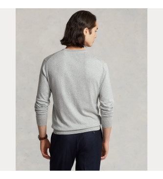 Polo Ralph Lauren Pull Slim Fit gris