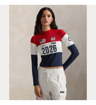 Polo Ralph Lauren Camisola com gola alta Team Usa multicolorida