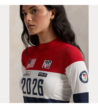 Polo Ralph Lauren Camisola com gola alta Team Usa multicolorida
