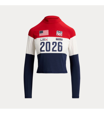Polo Ralph Lauren Camisola com gola alta Team Usa multicolorida