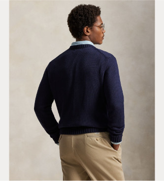 Polo Ralph Lauren Pulover z zastavo mornarice