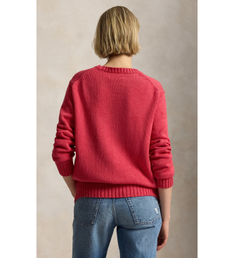 Polo Ralph Lauren Jersey The Iconic Flag rojo