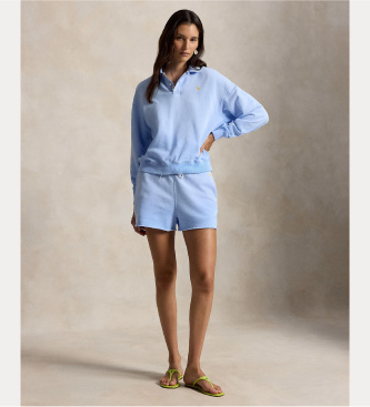 Polo Ralph Lauren Blue light terry polo shirt