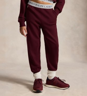 Polo Ralph Lauren Joggingbukser i rød french terry