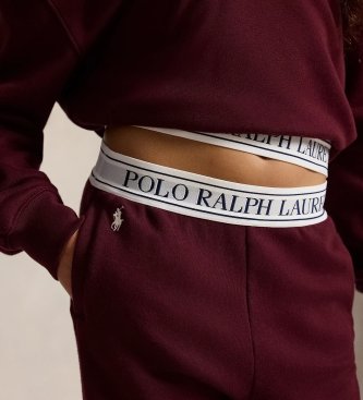 Polo Ralph Lauren Joggingbukser i rød french terry